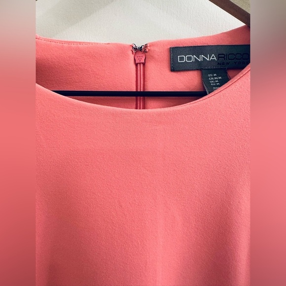 Donna Ricco Sleeveless Shift Dress, Women’s Size Medium, Pink - Picture 4 of 8